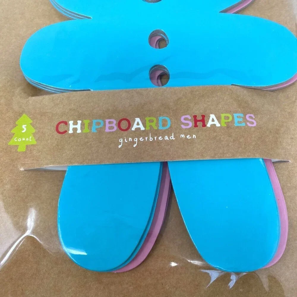Target Gingerbread Men Chipboard Shapes 5 Count School Decor Teachers Scrapbook